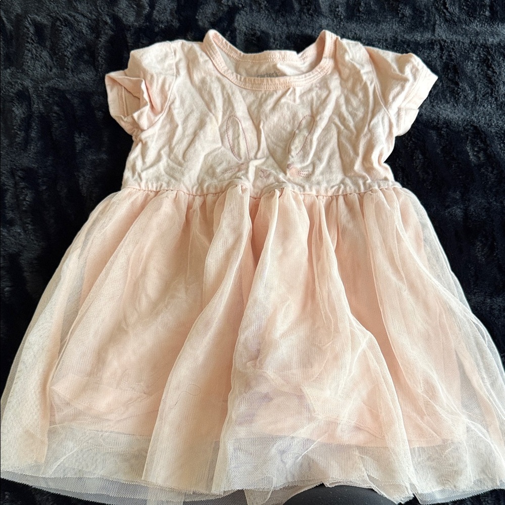 Carter's Light Pink Bunny Dress